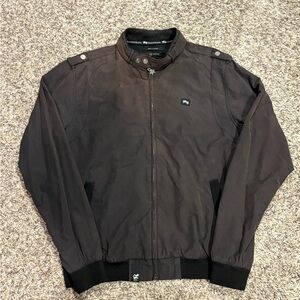 LRG Men's Black Windbreaker Jacket Size Medium